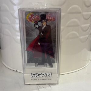 FiGPiN Sailor Moon Tuxedo Mask #1302 Collectible Pin Sealed brand New